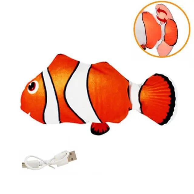 Peixe Elétrico Brinquedo Para Pets/Bebes - Fácil Utensílios